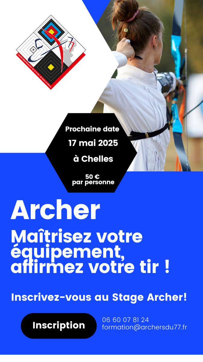 Stage archers 77 à Chelles le 17 mai 2025