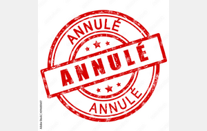 Compétition salle Fontainebleau 13 et 14 décembre annulée