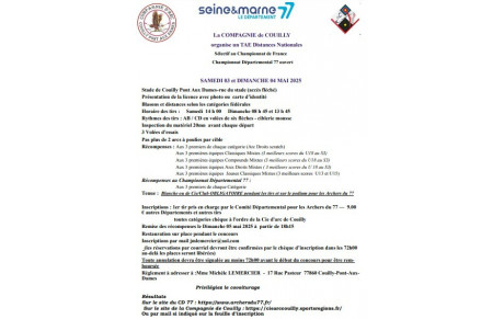 Champion Départemental de tirs extérieurs TAEN